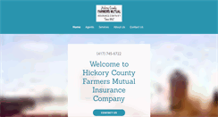 Desktop Screenshot of hickorycountyfarmersmutual.com